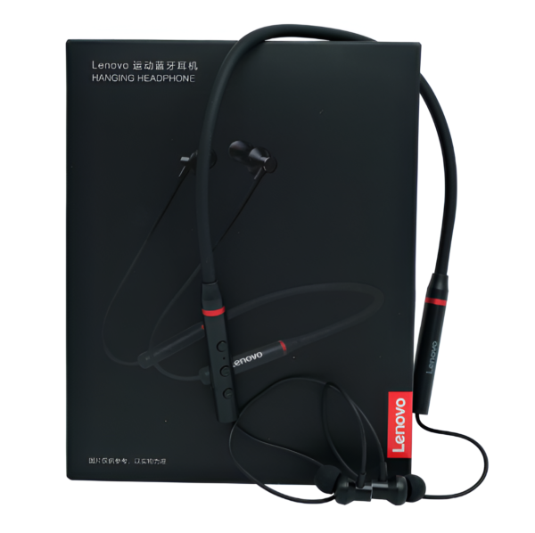 Lenovo Wireless Neckband Earphones – Sleek Design, Powerful Sound - Image 2