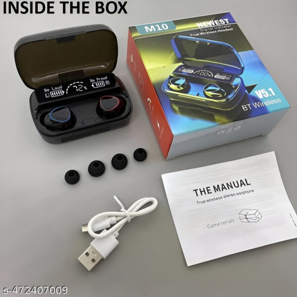 BT-Wireless M-10 Earbuds – Next-Level Sound and Convenience