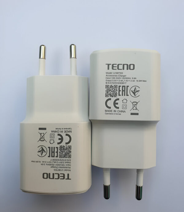 Techno 18W Original Charger Genuine Android - Image 2